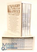 2011 Rugby World Cup Limited Edition unopened Boxed Sets, contains all 48 programmes