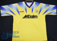 Leyton Orient FC Away Football Shirt 1996-1997, Size XL, Olympic / Acclaim, Yellow (G)