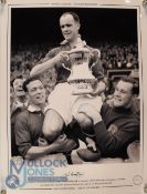 Jack Crompton Manchester United FC Personally signed limited edition print (32/75) 1948 FA Cup