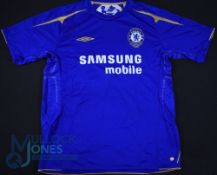 Chelsea FC home football shirt 100 Years 1905-2005 Centenary, #26 Terry, Size XL, Umbro / Samsung