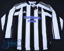 Newcastle United FC Home Football Shirt 2003-2005, Size S, Asia Cup Logos on sleeves, Adidas /