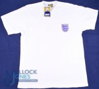 England FC Home Football Shirt 1966 by Authentic Arkwright Sportswear Size 48 White with tags (G)