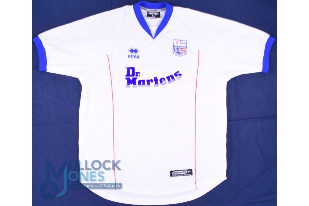 Rushden and Diamonds FC Home Football Shirt 2002-2004 Size XL, Errea / Dr Martins, White (G) - Image 1 of 2