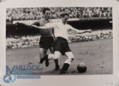 Two Tom Finney Tottenham Hotspur FC personally signed limited edition prints, 23.5 x 16.5” one