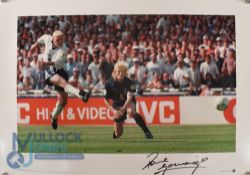 Paul Gascoigne England FC Personally Signed Limited Edition Print (179/500), 23.5 x 16.5” with COA