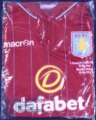 Aston Villa FC home football shirt 2015 FA Cup Final v Arsenal, Size XL, Macron / Dafabet, Claret,