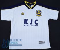 Portsmouth FC Away Football Shirt 1998-1999, Size S, Admiral / KJC mobile phones, white, good