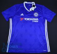 Chelsea FC Home Football Shirt 2016-2017 #26 Terry, Size XL, Adidas / Yokohama Tyres, blue with tags