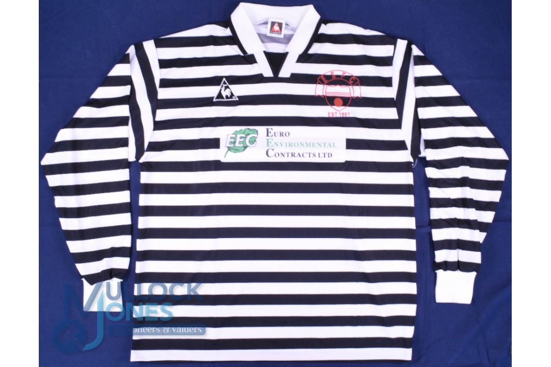 East Stirlingshire FC Home Football Shirt 1999-2000, Size 46/48, Le Coq Sportif / Euro Enviromenatal - Image 1 of 2