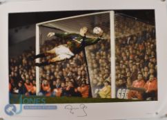 Peter Schmeichel Manchester United FC Personally Signed Limited Edition Print (361/500) 23.5 x 16.5”