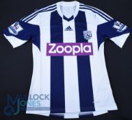 West Bromwich Albion FC Home Football Shirt 2012-2013, #7 Morrison, Size S, Match Worn, Adidas /
