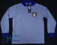 Italy FC 1982 Goalkeeper Shirt by Toffs, size L, grey, long sleeves with tags (G)
