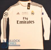 Real Madrid FC home football shirt #7 Ronaldo 2014 Champions League Final, size L, Adidas / Fly