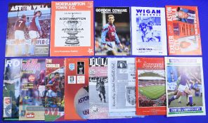 Aston Villa Football Club programmes including Cup S/Fs, Testimonials, Friendlies in good