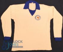 Leicester City FC away football shirt c1972-1974, Size 38/40, Umbro, white, good condition with some