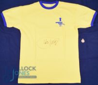 Arsenal FC 1971 FA Cup Final Shirt #11 signed by Charlie George, Size L (G), also includes a replica