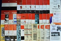 1958-2021 Packed Pontypool Rugby Programme etc Collection (large qty): Programmes: 6 from the 50s