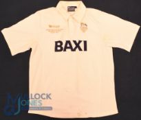 Preston North End FC home football shirt 2001 Division One Play-Off Final, size L, Bloggs Official