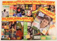 Rugby World Magazines 1964-1988, approximately 5-10 magazines missing from a continuous 25 year