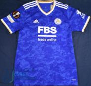 Leicester City FC home football shirt 2021-2022, Size L, Adidas / FBS trade online, blue with