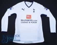Tottenham Hotspur FC Home Football Shirt 2008-2009, #25 Lennon, signed to rear, Size M, Puma /