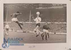 Nobby Stiles England 1966 World Cup S/F personally signed limited edition print (202/500), 23.5 x