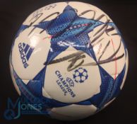 A Cristiano Ronaldo hand signed Adidas UEFA Champions League Size 5 Football with COA (G)
