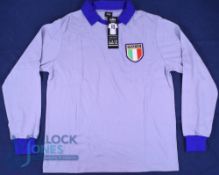Italy FC Goalkeeper Football Shirt 1982 World Cup by Toffs, Size XL, Grey, with tags (G)
