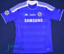 Chelsea FC home football shirt, 2012 Champions League Final #26 Terry, Size XL, Adidas / Samsung,