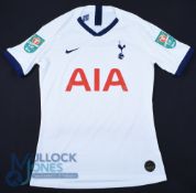 Tottenham Hotspur FC Home Football Shirt 2019-2020 #24 Aurier, Match Prepared v Colchester in League