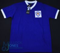 Leicester City FC home football shirt 1956-1961 by Toffs, Size L, blue with tags