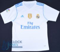 Real Madrid FC home football shirt 2017 World Club champions, Size M, Adidas / Fly Emirates,