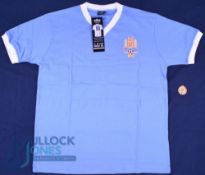 Uruguay FC home football shirt, 1950 World Cup by Toffs, Size L, Blue with tags, also includes a