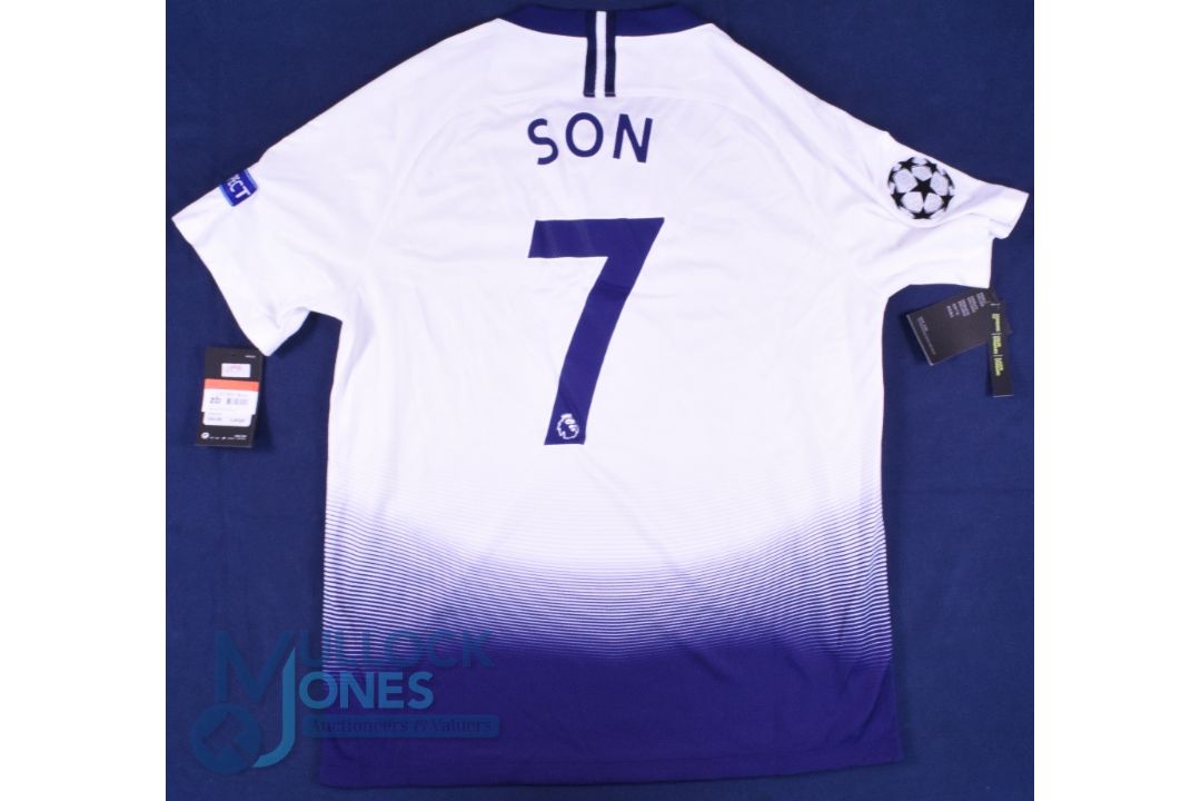 Tottenham Hotspur FC home football shirt 2019 Champions League Final #7 Son, Size L, Nike / AIA, - Image 2 of 2