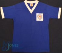 Leicester City FC home football shirt 1960-1962 by Toffs, size S, blue (G)