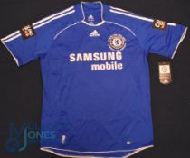Chelsea FC home football shirt 2009 Carling Cup Final #39 Anelka, size L, Adidas / Samsung mobile,