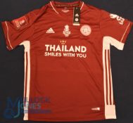 Leicester City FC away football shirt 2021 FA Cup Final #8 Teilemans, size L, Adidas / Thailand