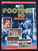 A complete Transimage Football 79/80 Sticker Album in good condition with some small wear/tear