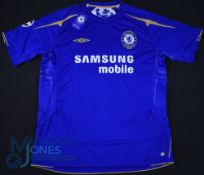 Chelsea FC home football shirt 100 Years 1905-2005 Centenary, Size XL, Umbro / Samsung Mobile,
