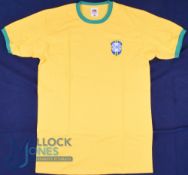 Brazil FC T-Shirt Fruit of the Loom Size M Yellow (G)