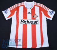 Sunderland FC Home Football Shirt 2013-2014 #9 Graham, Asia Trophy Honk Kong 2013 Sleeve Patch, Size