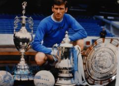 Tony Book Manchester City FC Personally signed Print 16 x 12” with COA
