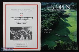 2x Brookline Country Club US Open Golf Championship related books - incl a record of The 1913 United
