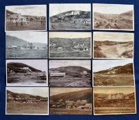 Collection of early Aberdovey Golf Club, Golf Course and Golfing postcards (12) - to incl The