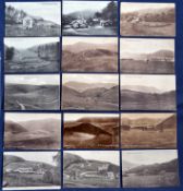 Interesting early collection of 'Church Stretton Golf Links - 1000 ft sea level' b&w golfing