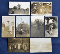 Interesting cross section of early Ladies Golfing Postcards from 1912 onwards (8) to include