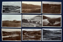 Interesting collection of early 20th century Royal Deeside, Ballater, Balmoral and Braemar golfing