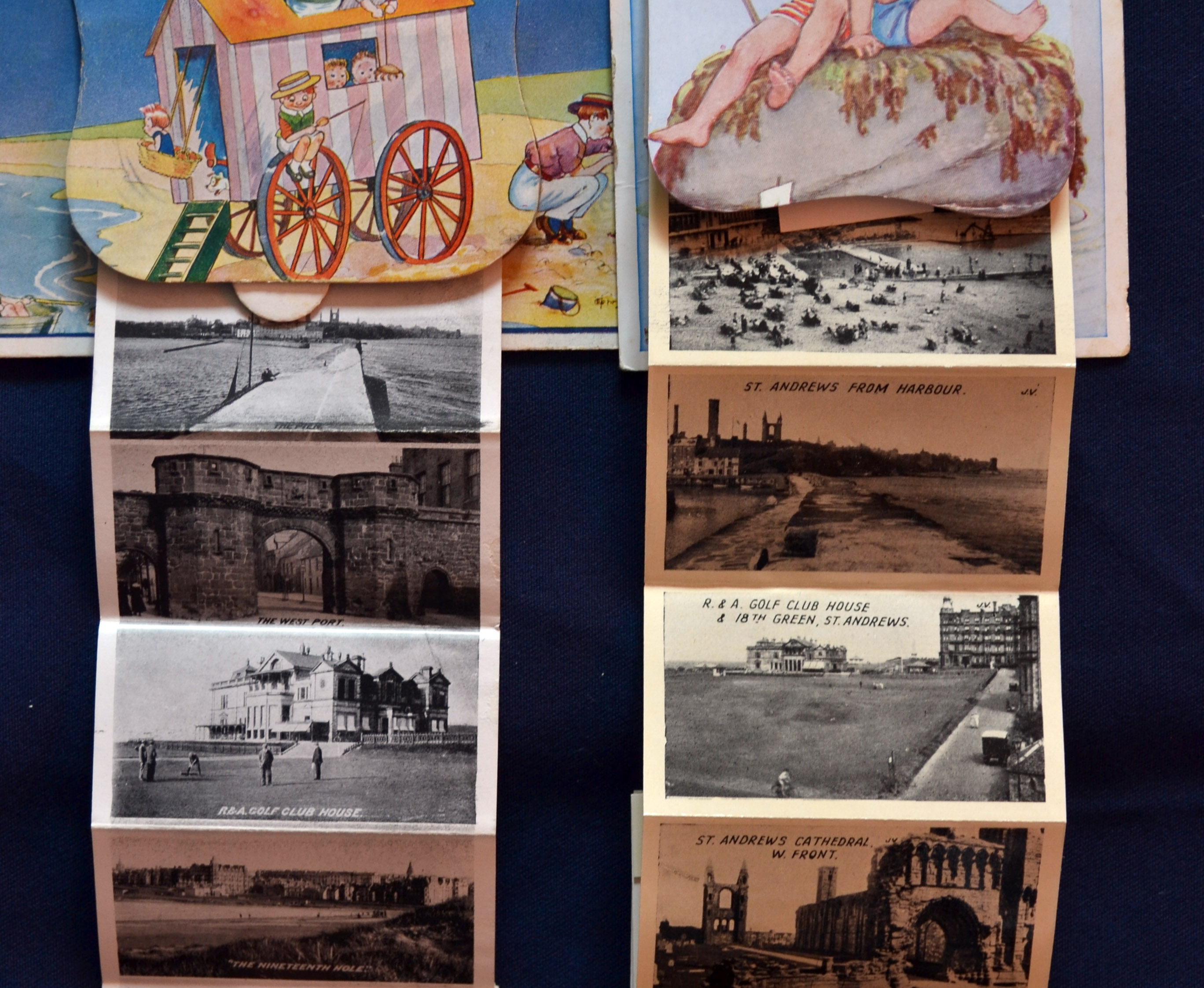 Interesting collection of St Andrews "Mailing Novelty" golfing related amusing coloured postcards ( - Image 2 of 2