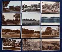 Interesting collection of various early English Golf Course postcards from the early 1900s