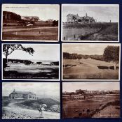 Interesting collection of Irish Golf Links b&w postcards (6) to include Ballynahinch Co Down, 2x